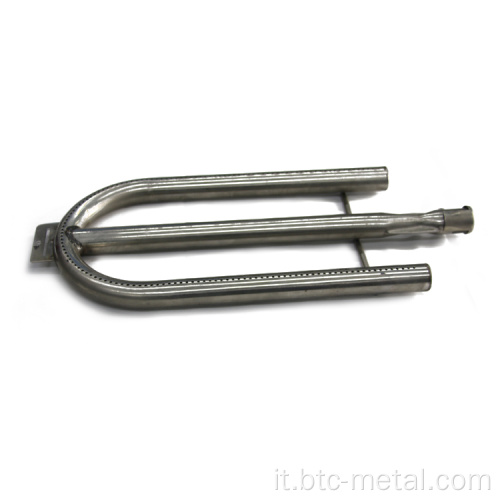 Personalizza l'anello barbecue in acciaio inossidabile e la sostituzione del bruciatore in acciaio inossidabile a forma di dritta e freccia